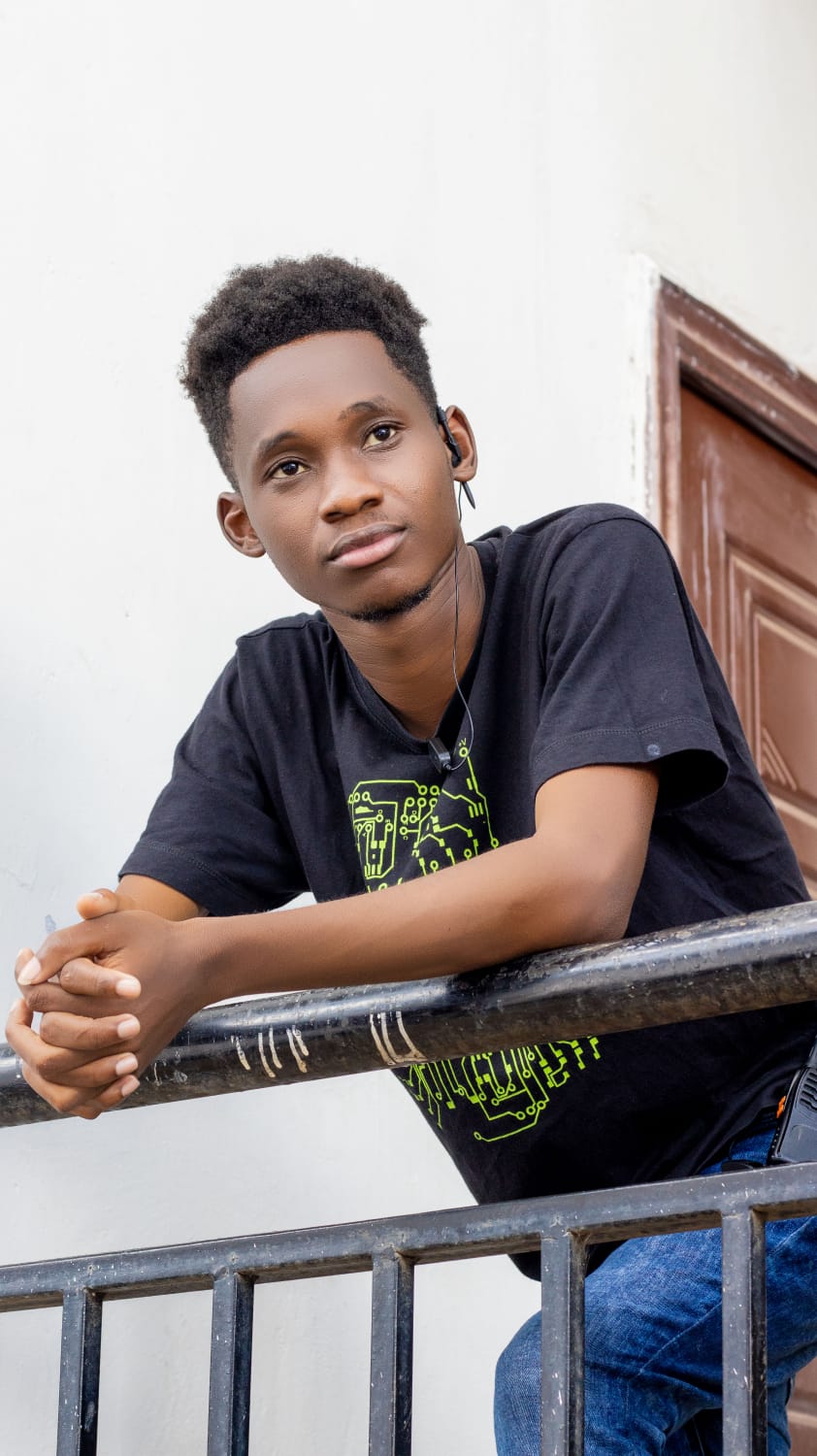 Portrait of Jacques Obed, IT and digital media specialist